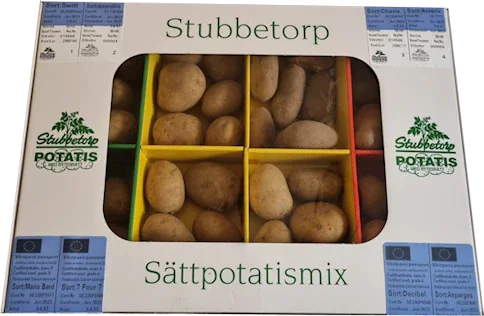 Sättpotatismix 8 st olika sättpotatisar